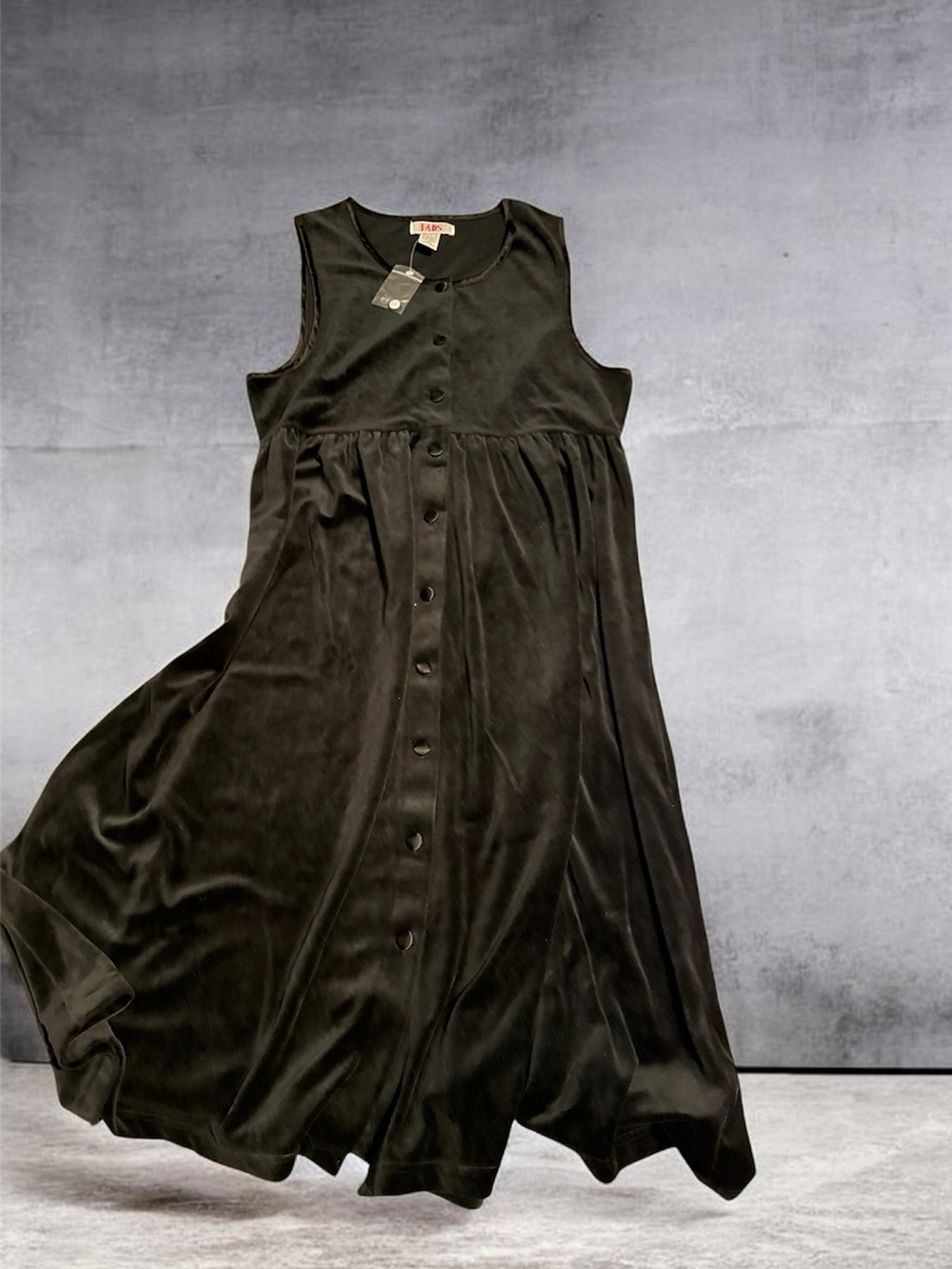 Fads Dress , Sleeveless Black Button-Front Maxi Dress by BLDWN for womens